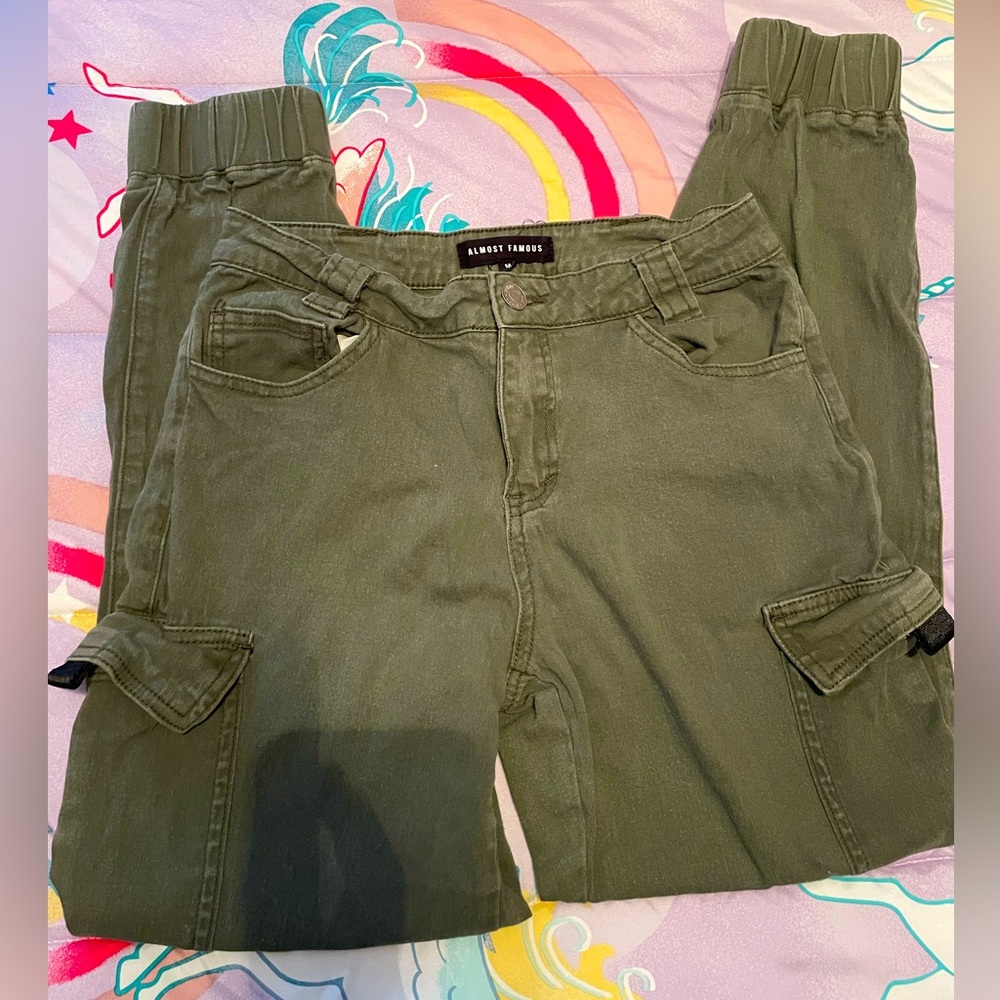 Green jeans